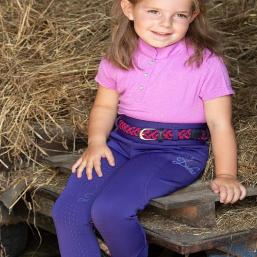 Legging équitation enfant strass Diva Full grip - Harry's Horse