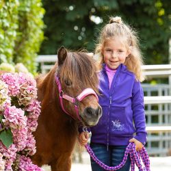 Veste zippé équitation enfant Diva Violet - Harry's Horse