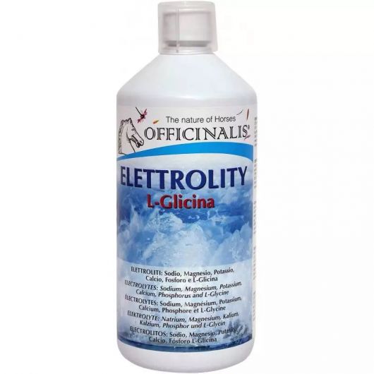 Electrolytes cheval L- Glycine Date courte 1L - Officinalis Electrolytes cheval L- Glycine Date courte 1L - Officinalis