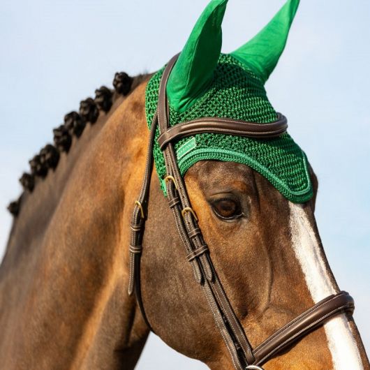 Pack Tapis de selle cheval Sunny + Bonnet anti-mouche Funny - Harcour