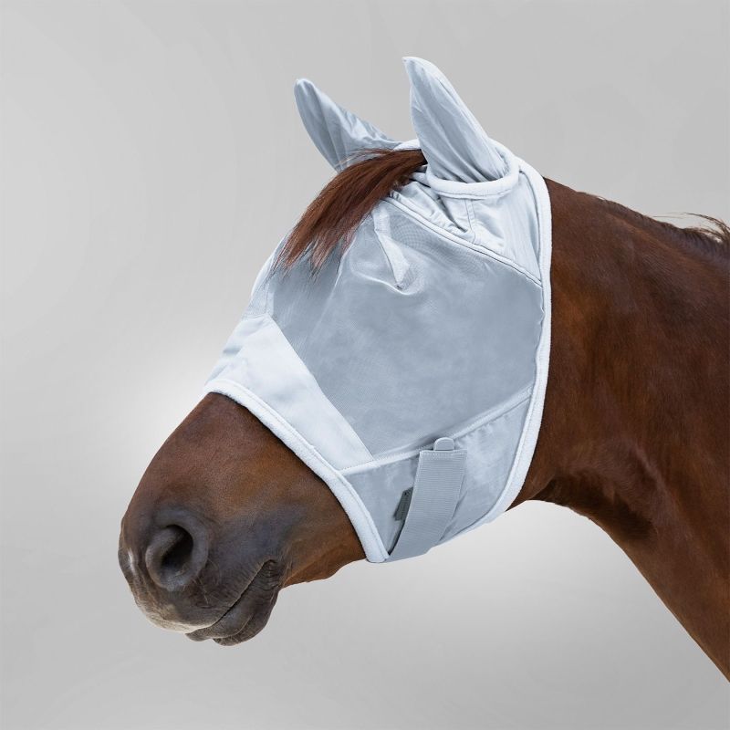 Masque anti-mouche cheval anti-UV avec oreilles Premium - Waldhausen