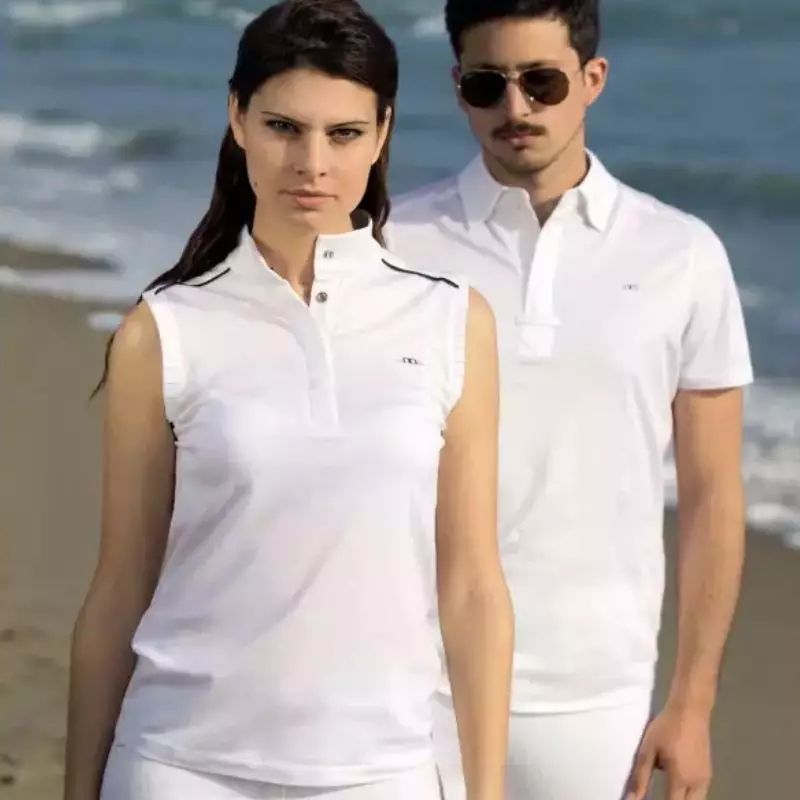Polo de concours femme sans manches Monza - Alessandro Albanese 