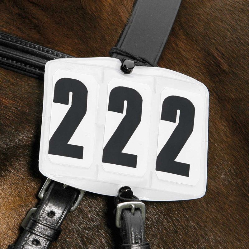 Porte numéro rectangulaire 3 chiffres bridon cheval - Waldhausen 