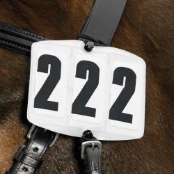Porte numéro rectangulaire 3 chiffres bridon cheval - Waldhausen 