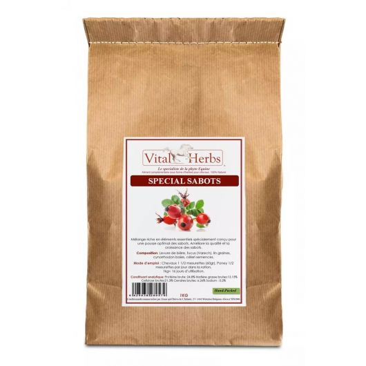 Renforcement corne Spécial Sabots cheval Date courte - Vital Herbs Renforcement corne Spécial Sabots cheval Date courte - Vital Herbs