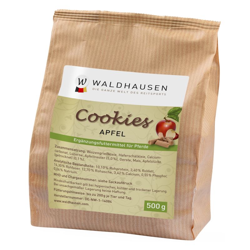 Friandise cheval Cookies Pomme 500g - Waldhausen