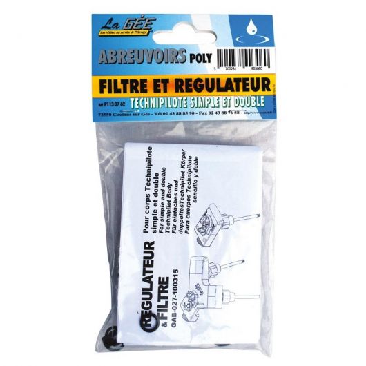 Kit filtres et régulateurs abreuvoir Polyflex - La Gée