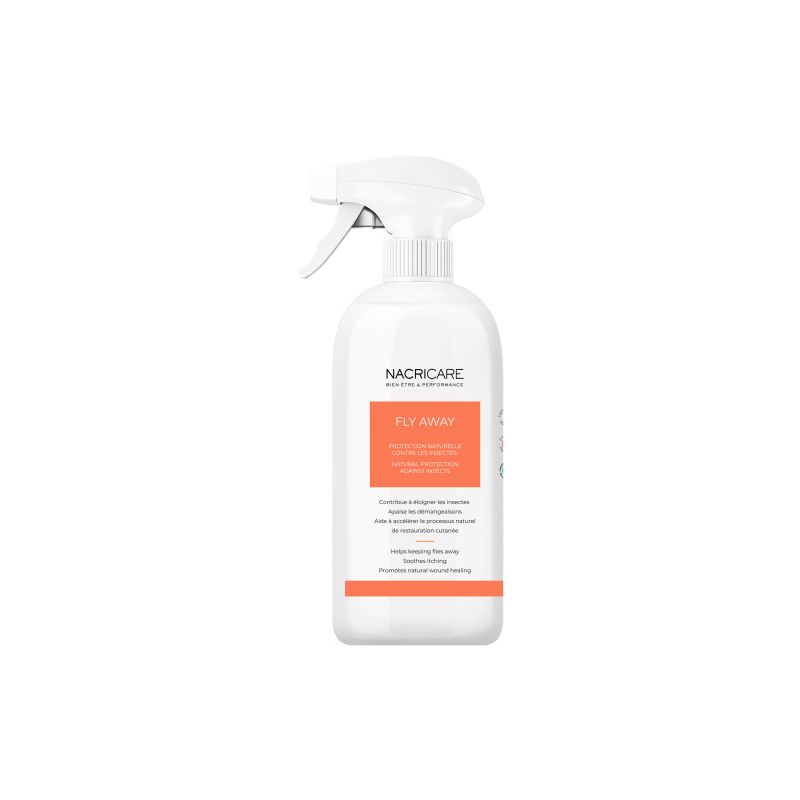 Fly away spray anti-mouche, anti-dermite et anti-uv cheval 500 ml - Nacricare