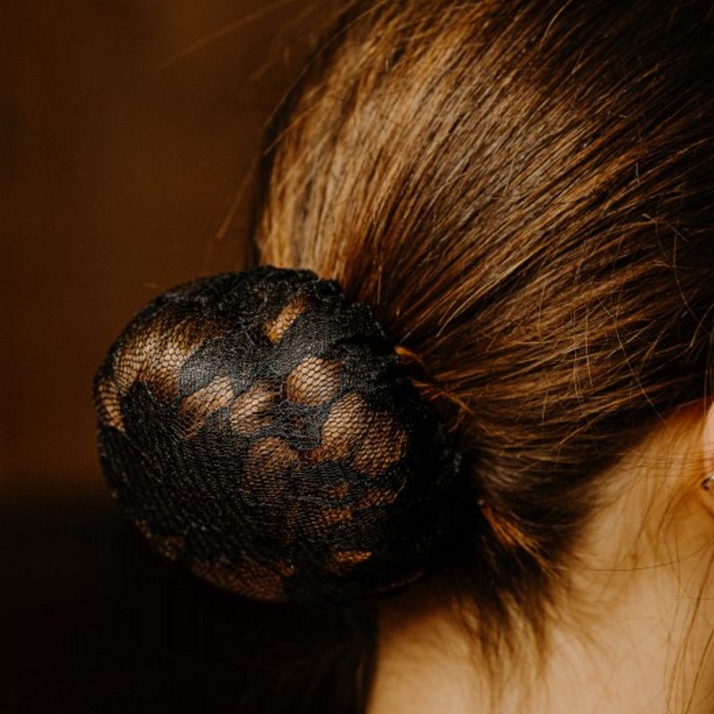 Résille à cheveux en dentelle pour chignon
