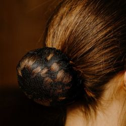 Résille à cheveux en dentelle pour chignon