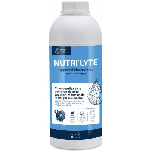 Electrolytes cheval Nutrilyte 500 ml - Ravene