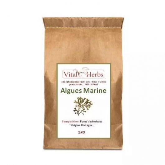 Algues marines cheval 2 kg Date courte - Vital Herbs