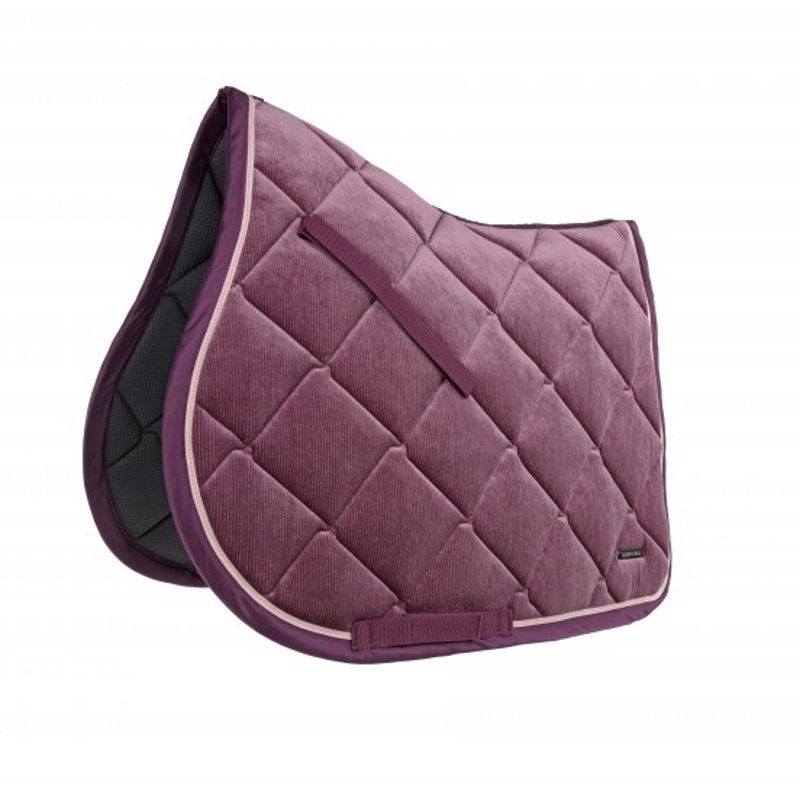 Tapis de selle cheval velours Glimmer - Lami-Cell