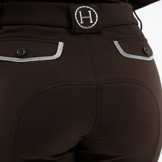 Pantalon équitation femme déperlant doublé polaire Jaipur - Harcour