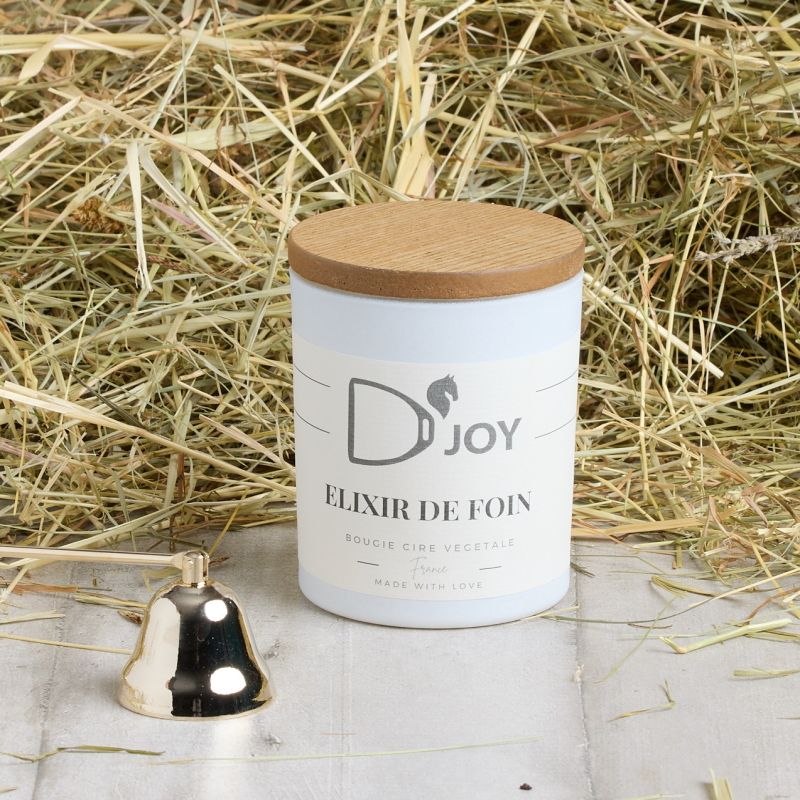 Bougie cheval équitation Elixir de foin - D'joy 