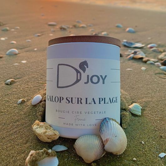 Bougie cheval équitation Galop sur la plage - D'joy 