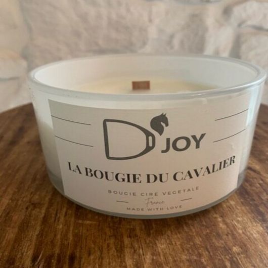 Bougie cheval équitation La bougie du cavalier grand format - D'joy 