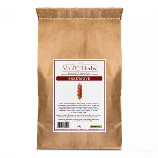 Free Move - Souplesse articulaire cheval Date courte - Vital Herbs