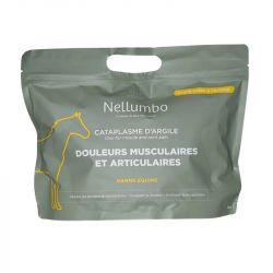 Cataplasme d'argile cheval - Confort musculaire et articulaire - Nellumbo