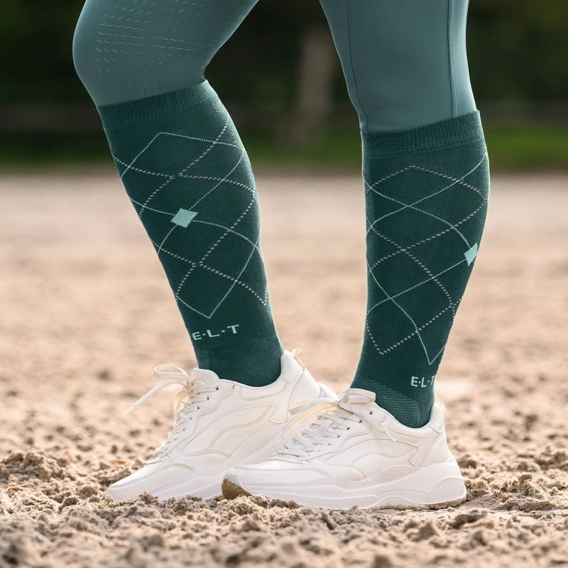 Chaussettes équitation Argyle - Elt