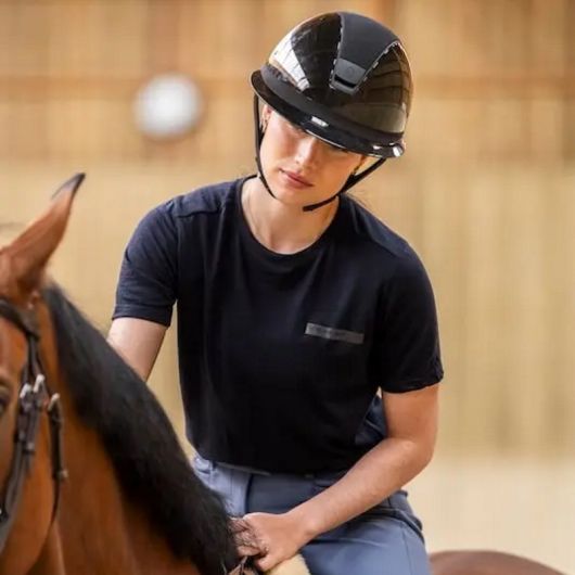 Tee-shirt équitation Hiver Femme Mérinos - Horse Pilot
