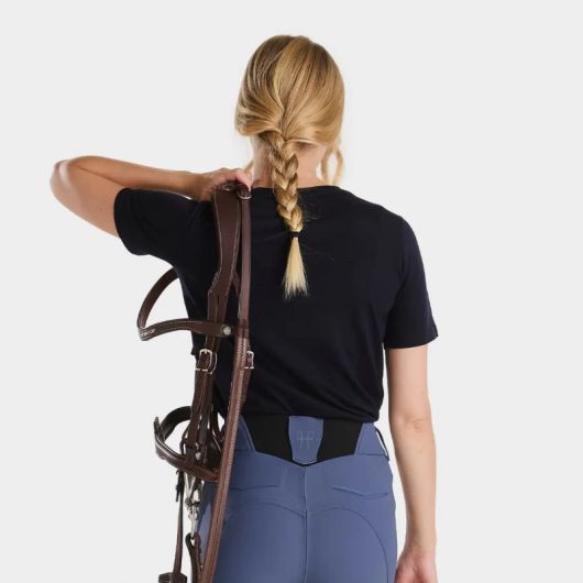 Tee-shirt équitation Hiver Femme Mérinos - Horse Pilot