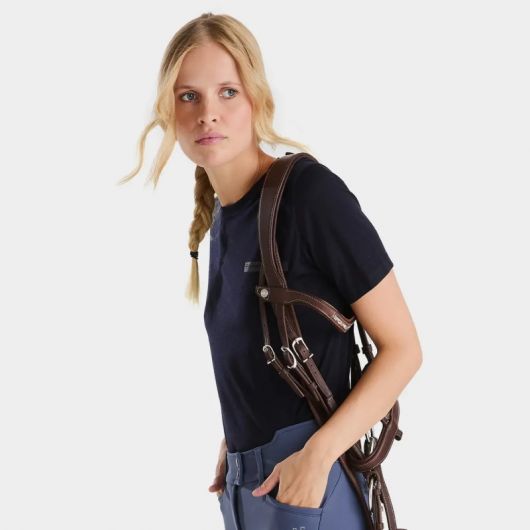 Tee-shirt équitation Hiver Femme Mérinos - Horse Pilot