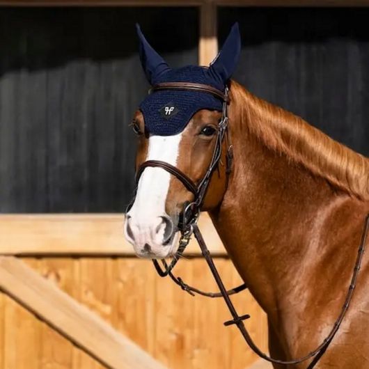 Bonnet anti-mouches ergonomique et anti-bruit cheval - Horse Pilot 