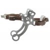 Hackamore cheval gourmette cuir Metalab