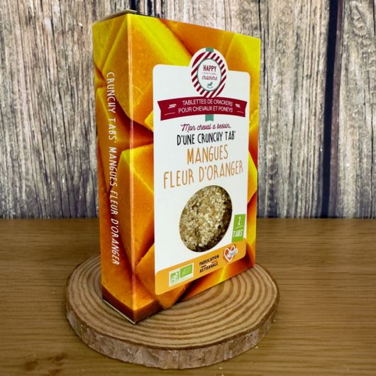 Tablette Crunchy - Friandise naturelle cheval (X2 120 g ) - Happy Crackers