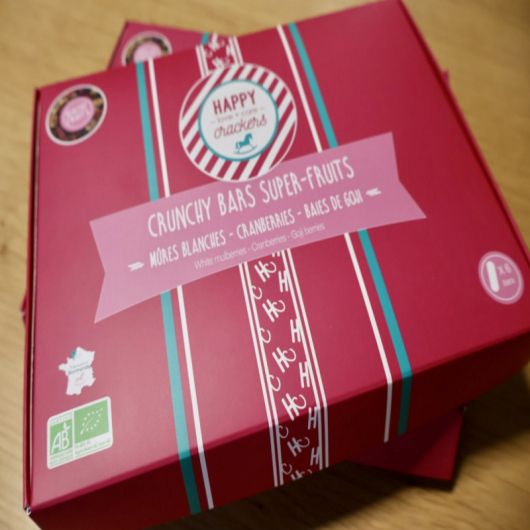 Coffret Crunchy Bars Super Fruits - Friandise naturelle cheval (x6 300g) - Happy Crackers