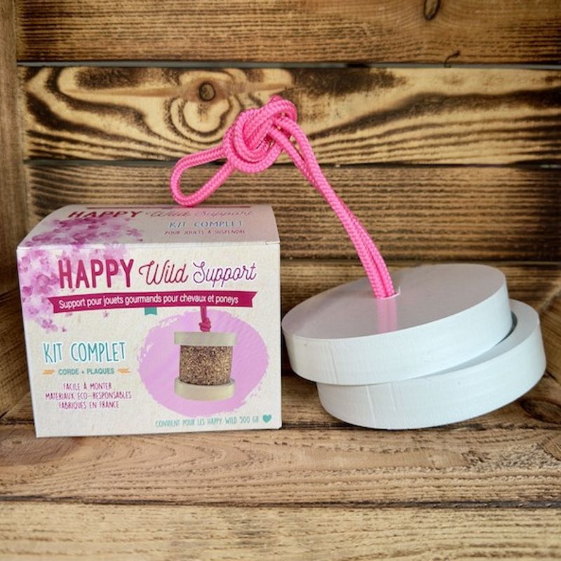 Support pour pierre à lécher cheval Happy Wild - Happy Crackers
