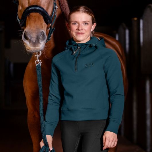 Sweat à capuche équitation femme Regensburg - Elt