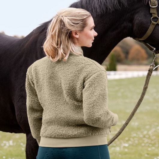 Veste équitation femme sherpa polaire Riverside - Elt 