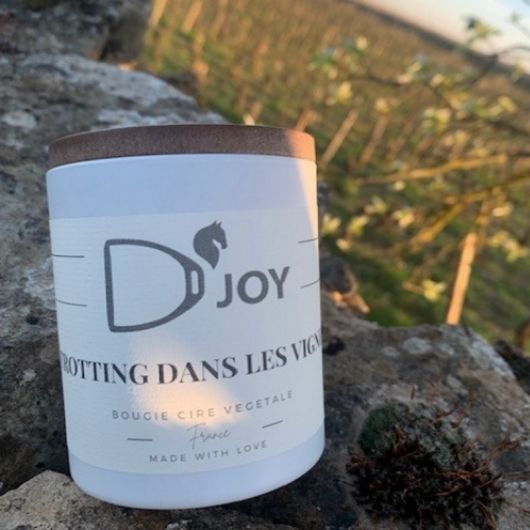 Bougie équitation Trotting dans les vignes Classique - D'joy