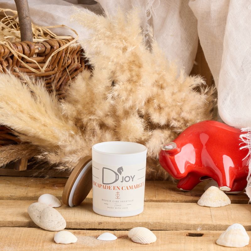 Bougie équitation Escapade en Camargue Mini format - D'joy 