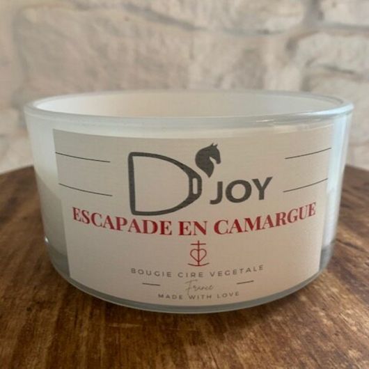 Bougie équitation Escapade en Camargue Grand format - D'joy 