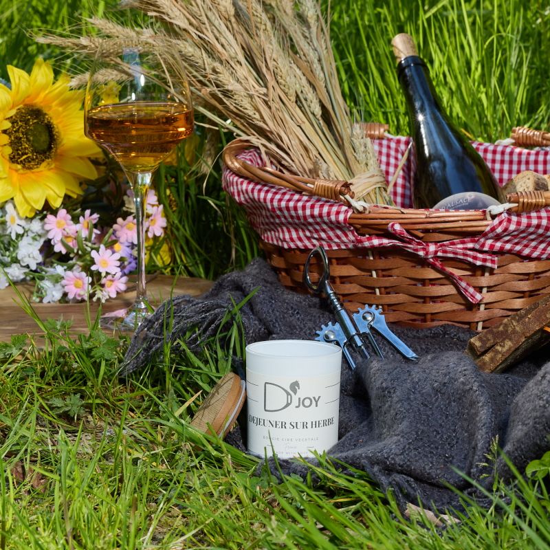 Bougie équitation Déjeuner sur l'herbe Classique - D'joy 