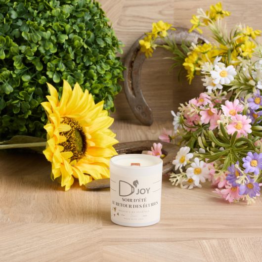 Bougie équitation Soir d'été Mini format - D'joy 