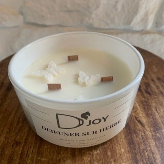 Bougie équitation Déjeuner sur l'herbe Grand format - D'joy 