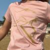 Tee shirt équitation Fille logo or - Kevin Staut Collection 