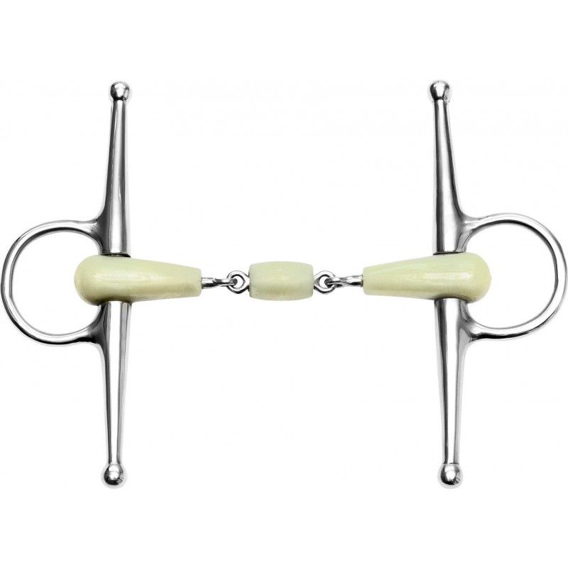Mors à aiguilles cheval double brisure résine pomme Flexi