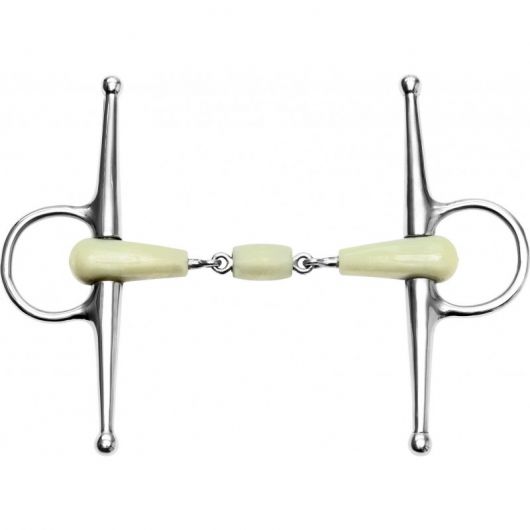 Mors à aiguilles cheval double brisure résine pomme Flexi