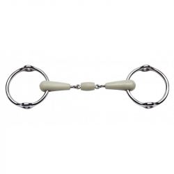 Mors releveur cheval double brisure résine pomme Flexi