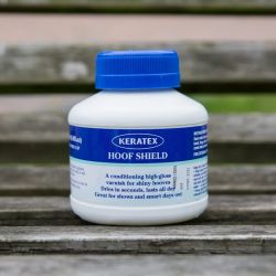 Vernis sabot cheval transparent et protecteur Hoof Shield - Keratex