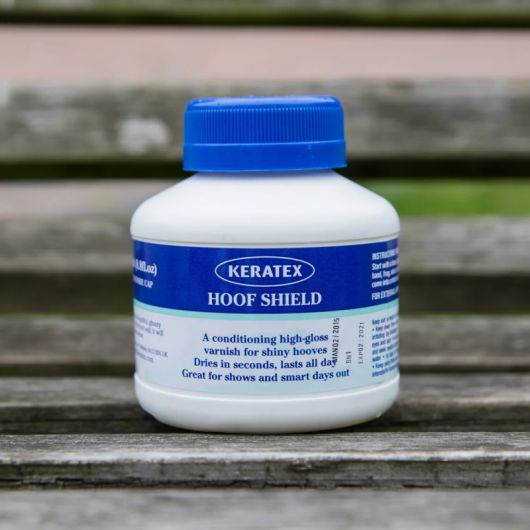 Vernis sabot cheval transparent et protecteur Hoof Shield - Keratex