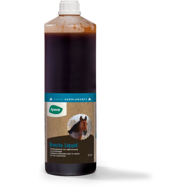 Sirop toux cheval Broncho Liquid 1l Date courte - Aveve