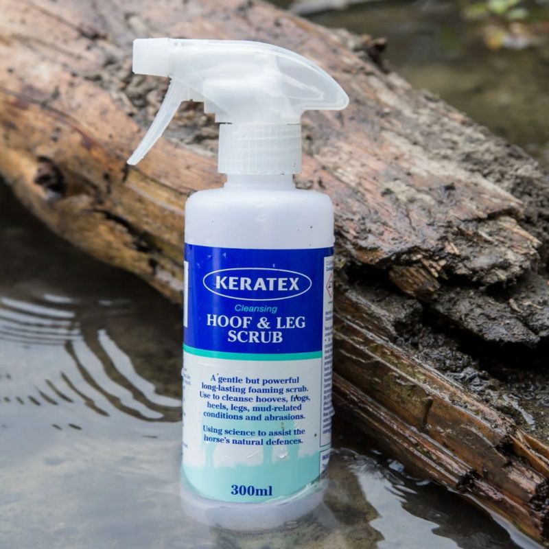 Nettoyant membres et paturon cheval (prévention gale de boue ) Hoof and Leg Scrub - Keratex