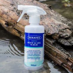 Nettoyant membres et paturon cheval (prévention gale de boue ) Hoof and Leg Scrub - Keratex