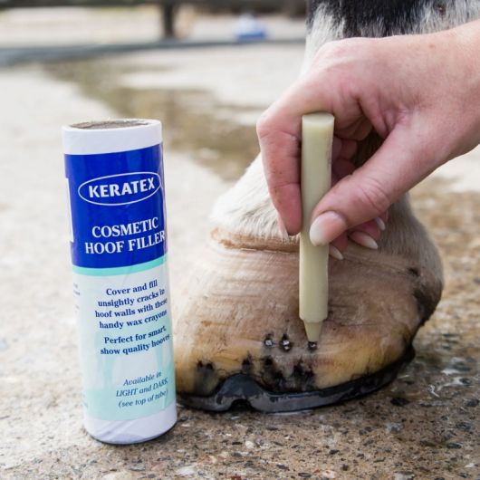 Sticks remplissage trous sabots cheval Cosmetic Hoof Filler (x4) - Keratex 